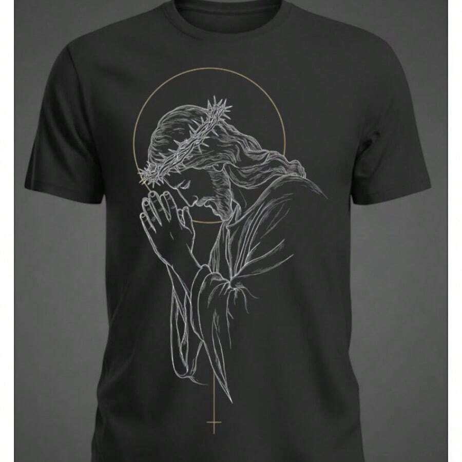 camiseta estampada 100% algodao premium cores vibrantes que nao desbotam tecido leve e respiravel - Branco - Visão 1