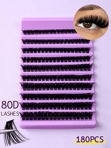 Bộ 640/480 sợi mi giả dung lượng lớn, 30D + 40D + 50D + 60D + 80D + 100D + 120D + 150D. Kiểu dáng tự nhiên, bao gồm keo và dụng cụ gắn. Độ dài D được trộn lẫn từ 9mm đến 16mm. Thích hợp cho người mới bắt đầu sử dụng tại nhà hoặc làm quà tặng cho bạn bè. - Màu tím - Xem 14