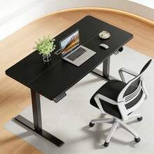 VECELO Dual-Motor Electric Standing Desk, Adjustable Height Sit Stand Desk With Memory Presets, 55 Inch Ergonomic Home Office Desk - 查看 2