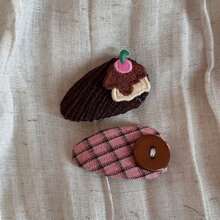 2pcs Cute Sweet Side Bangs Clips, Elegant Hair Clips, Fashion Fringe Clips, Small Hair Accessories - Cute Pink and Brown Hair Clip - View 9