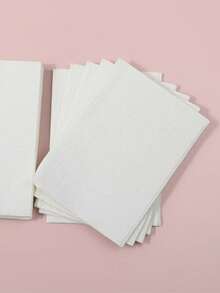 Thảm lót bàn làm việc dùng một lần, chống thấm nước và chống bám bẩn, dùng cho nghệ thuật vẽ móng. - trắng - Xem 2