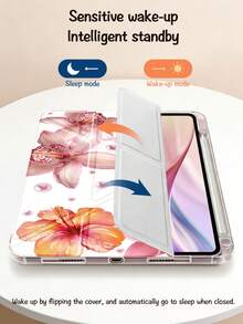Ayotu 芙蓉花、百合花和珍珠图案翻盖保护套，兼容 iPad A16、Air 8 (M4) 2026 (11 英寸)、Air 8 (M4) 2026 (13 英寸)、Pro 13 12.9 11、Air 11 13、Mini、Air 11 英寸、Kindle（第 11 代，2024 年发布）、Kindle Paperwhite 第 12 代 2024。 - 彩色 - 查看 9