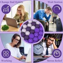 4/6/8/12pcs Magnetic Sensory Fidget Balls, Silicone Shell, Stress Relief Toys, Suitable For Adults And Teenagers, Relieve Hand Pressure, Alleviate Anxiety, Especially For Autism, ADHD, Anxiety Patients, Unisex Christmas Gift, Fun Stress Relief Magnetic Balls, Adult Hand Massager Gift, Suitable For Thanksgiving, Birthday, Christmas And Other Occasions. - 8 chiếc màu đen - Xem 9