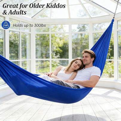 Võng treo trị liệu trong nhà bền chắc, mềm mại, co giãn, dành cho người lớn, tuyệt vời để thư giãn, xả stress và tập thể dục trên không.