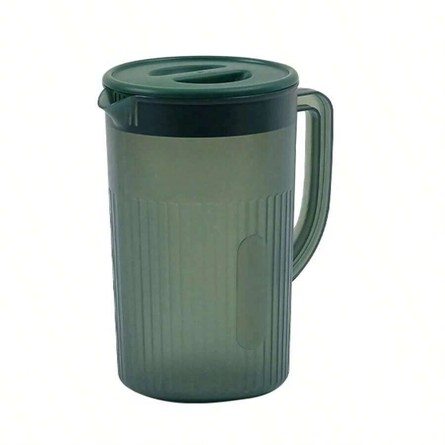 Cold Water Kettle Cold Water Jug Plastic Pitcher With Lid Large Capacity High Temperature Resistant Cold Water Jug For Juice Tea - Green - View 1