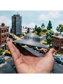 Haunebu II UFO 模型摆件 - 航空爱好者必备收藏品 - 配备高精度驾驶舱 - 航空航天爱好者装饰礼品 - 多色的 - 查看 2