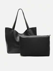 Misako Women Top Handle Bags - Black - View 5