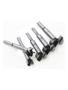 Kit 5 Brocas Fresas Forstner Madeira  15 20 25 30 35mm - CINZA - Visão 2