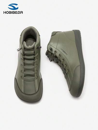 HOBIBEAR 1 đôi giày thể thao cao cổ unisex, đế cao su mềm, chống trơn trượt, chống thấm nước, dáng rộng, thoải mái, phù hợp cho hoạt động ngoài trời, leo núi, mùa đông.