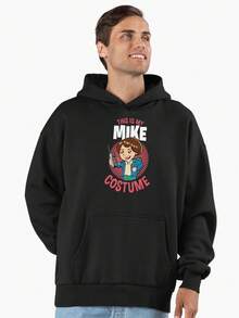 Stranger TH*Ngs Halloween C'est mon costume de Mike, sweat à capuche ultra doux, décontracté, sport, mode quotidienne, coupe ample, tenue de fête, cadeau, style unisexe, sweatshirts mode à manches longues. - Noir - Voir 7