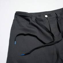 Adidas Quần short nam dáng rộng, thoải mái, có khóa kéo, dài 15cm, thích hợp mặc hàng ngày, mùa xuân/hè. - màu đen - Xem 3