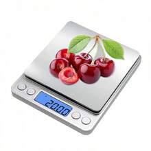 3kg High Precision Scale, 6 Unit Conversion, No Manual Calculation, Durable ABS Material, HD LCD Display, Suitable For Kitchen & Jewelry, Auto Shut Off - Battery Powered (Batteries Not Included) - Multicolor - View 2