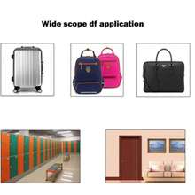 1pc/2pcs/4pcs Combination Lock, Alloy 3-Digit, For Wardrobe, Suitcase, Gym, Locker (Random Color) - Multicolor - View 3