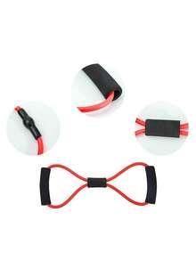 Jump Rope Set For Fat Burning And Shaping, Includes Jump Rope, 8-Inch Resistance Band, Chest Muscle Stretcher And Back Shaper. Suitable For Women, Families And Fitness Beginners. - Multicolor - View 6