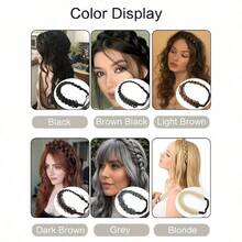 Synthetic Adjustable Handmade Braided Headband HighTemperature Synthetic Braided Headband Headwear Braids Headband With Elastic Band For Women Hair Accessories - Nhiều màu - Xem 3