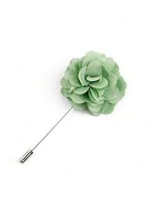 ZLQ&GOU Bộ 4 món bằng satin màu xanh nhạt gồm cà vạt, nơ, khăn cài túi áo và ghim cài ve áo, thích hợp cho tiệc cưới ngoài trời. - Xanh lá nhạt - Xem 5