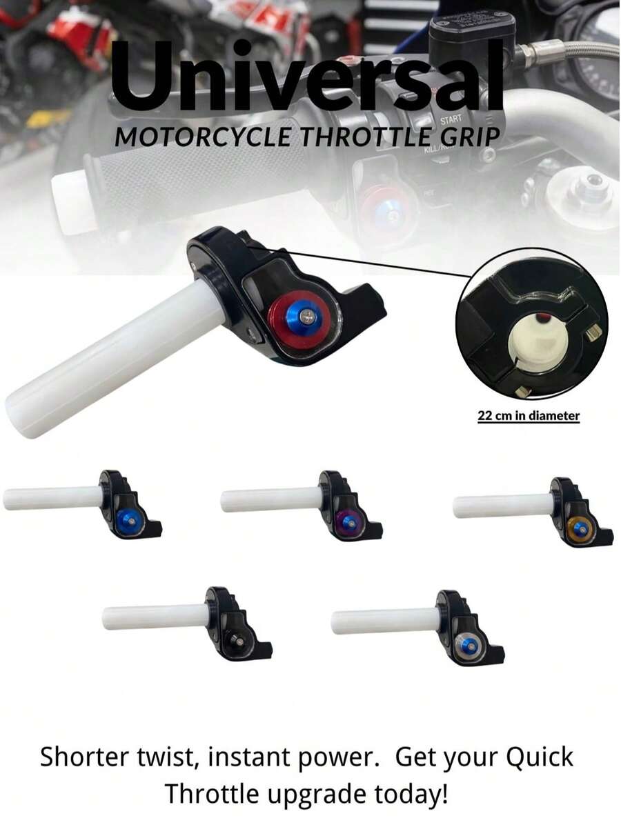 1 Pc Universal Modified Plastic Quick Twist Motorcycle Throttle Assembly - A - View 1