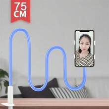 Giá đỡ điện thoại cổ ngỗng linh hoạt, giá đỡ điện thoại gắn giường có kẹp, chân đế điều chỉnh được, tương thích với mọi điện thoại thông minh. - Nhiều màu - Xem 11
