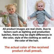 Hyper-Realistic Reborn Doll, Handmade Rooted Hair And Hand-Painted, Exquisite Gift Box Packaging, Meticulously Hand-Drawn, Visible Veins, Birthday Gift - Doll + Clothes + Gift Set - View 7