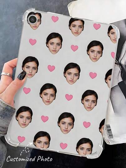 1 pieza Funda protectora personalizable de tacto suave, protección de Body completo compatible con 5ta/6ta generación, Pro 9.7", 7ma/8va/9na generación 10.2", 10ma/11va generación (A16), Air 4ta/5ta generación 10.9", Air 11va generación 2024 (M2)/2025 (M3), Pro 11" 2020-2024, Galaxy Tab A7/A8/A9 Tablets. Adecuado como regalo de vacaciones/Pascua