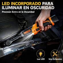 Llave De Carraca Inalámbrica, 3/8pulgadas Matraca Eléctricas - Naranja - Ver 7