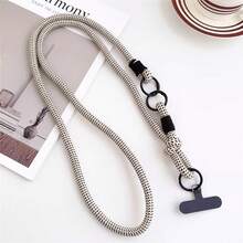 1 dây đeo cổ dày có thể điều chỉnh, dây đeo tháo rời cho điện thoại, dây đeo chéo dài bền chắc đa năng có kẹp. - Nhiều màu - Xem 11