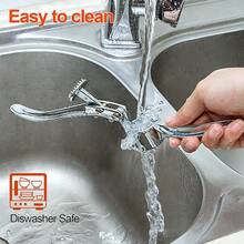 专业厨房蒜蓉压榨器、蒜蓉切碎器、姜蓉压榨器、去皮器、榨汁器、蒜泥器 - 彩色 - 查看 7