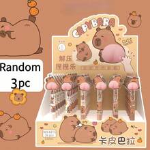 5pcs/3pcs/1pc, Panda Poop Pen Cartoon Creative Stress Relief Squeezable Neutral Pressing - New 2026 Model Pen Features A Soft Rubber Grip, Allowing For Long Periods Of Writing Without Fatigue. Simply Press To Release The Ink Cartridge And Add Smooth Ink. - Multicolor - View 12