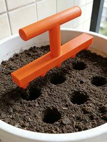 1件装园艺钻播机，家用蔬菜花卉育苗钻机，阳台菜园播种工具，精准蔬菜田间钻播机，盆栽植物育苗专用农业辅助工具，适用于园艺植物、花卉和蔬菜种植 - 多款 - 查看 5