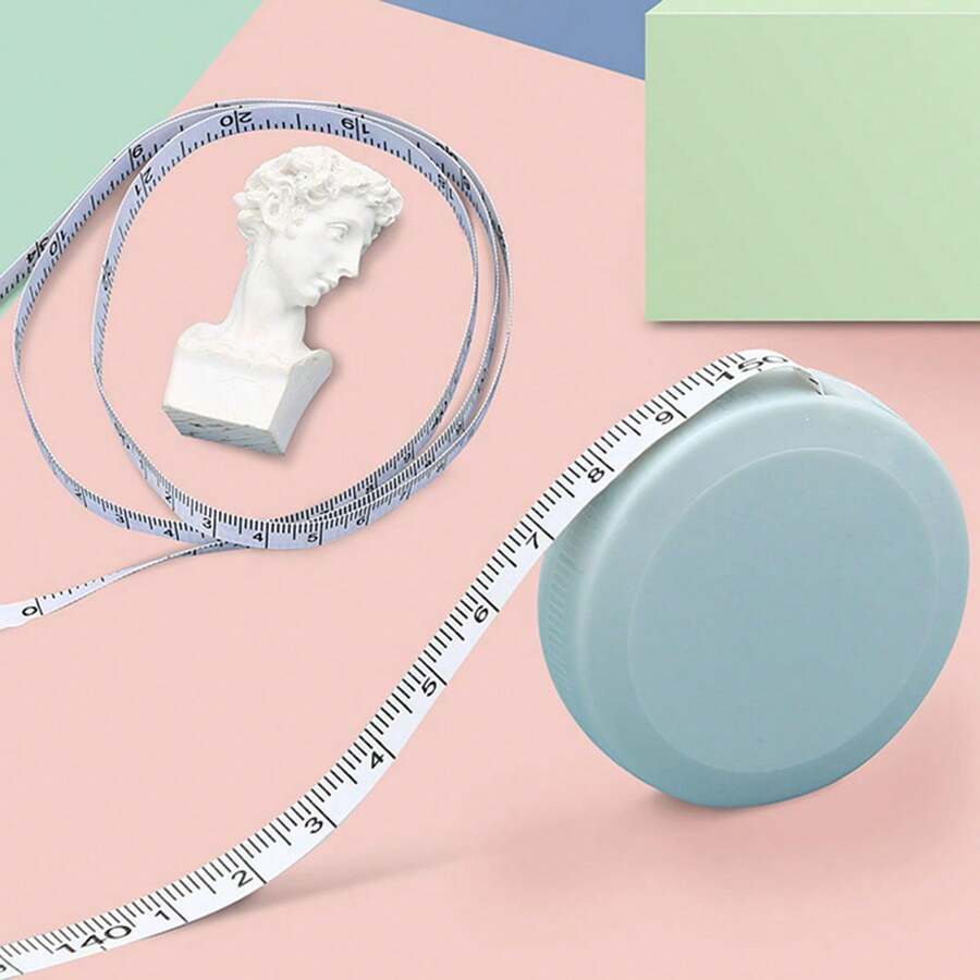 Thước dây mini có thể thu gọn, chất lượng cao, độ chính xác cao, dụng cụ thước mềm đa năng dùng trong gia đình, thước dây nhựa, thước có thể thu gọn để đo chu vi. - Nhiều màu - Xem 1