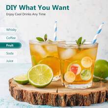 3-Piece Freezer Ice Trays With Lids And Containers, Round Ice Maker, Easy-Unmold, 2Ice Trays (1.14in) And 1 Ice Tray (0.55in), For Chilling Beverages And Coffee (Comes With 3 Trays, 1 Freezer, 1 Spoon, And 1 Tong - Blue). - Xem 6