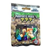 Simba Jada官方Minecraft迷你人偶盲盒W1、W5系列，金属人偶，史蒂夫、苦力怕、末影人，收藏盲盒玩具，儿童礼物 - 彩色 - 查看 9