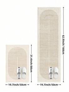 DAJIANG 1pc Plush Thickened Non-Slip Doormat, Comfortable Floor Mat, Entrance Passage Runner Rug, Kitchen Mat, Machine Washable, Easy To Clean Carpet, Home Decor Entryway Decor Bathroom Kitchen Decor Kitchen Rug - Flannel Floor Mats, Living Room Rugs, Bedroom Rugs, Washable Rugs, Shag Rugs, Cozy Rugs, Soft On Feet, Home Decor Rugs, Adds Warmth, Stylish Rugs, Valentine's Day Decor, Valentines Decor - Welcome Mats, Entrance Mats, Outdoor Doormats, Absorbent Mats, Keeps Dirt Out, Front Door Mat, Cute Doormats, Easy Clean Mats, Kitchen Mats For Floor, Kitchen Rugs, Kitchen DeccorDAJIANG 1pc Plush Thickened Non-Slip Doormat, Comfortable Floor Mat, Entrance Passage Runner Rug, Kitchen Mat, Machine Washable, Easy To Clean Carpet, Home Decor Entryway Decor Bathroom Kitchen Decor Kitchen Rug - Flannel Floor Mats, Living Room Rugs, Bedroom Rugs, Washable Rugs, Shag Rugs, Cozy Rugs, Soft On Feet, Home Decor Rugs, Adds Warmth, Stylish Rugs - Multicolor - View 3