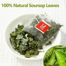 ULTHMOK Soursop Leaf Tea Bags, 40 Bags, 60g, No Additives, Pure Natural Soursop Leaves Sun-Dried, Triangular Tea Bags, Convenient For Brewing, Afternoon Tea - Annona Leaf Tea - View 3