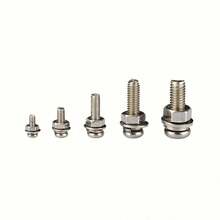380pcs Hex Nut And Bolt Set - Durable M2, M2.5, M3, M4, M5 Metric Sizes, Universal Engineering And Repair Hardware Kit, Metal Material, Long-Lasting, |Hex Nut|Durable Metal Nut, Nut And Bolt Set - Silver - View 7
