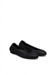 Stuart Weitzman Casual Versatile Commuting Simple Solid Color Flat Shoes - Black - View 2