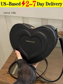 Heart-Shaped Bag Featuring A Stunning 3D Layered Aesthetic Design With Assorted Colors For  Women And Teen Girls This Exquisite Small Satchel Is Perfect For Romantic Dating Travel Music Festivals And Parties To Hold Essentials In Style Women's Bags Crossbody Bags Shoulder Bags - 彩色 - 查看 12