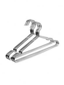 10pcs Silver-Color Multi-Function Clothes Drying Rack - Silver - View 8