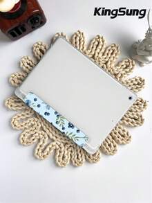 Kingsung 蓝莓蝴蝶结图案平板电脑保护套，兼容 iPad 9.7/10.2/10.5/10.9/12.9/Pro 11（第十代），兼容三星 Galaxy Tab S6 Lite 10.4 英寸，兼容 Kindle Paperwhite 第十二代（2024 年款），Kindle（第十一代）（2022 年发布），克拉拉色，柔软防摔保护，智能支架/自动唤醒/睡眠功能 - 彩色 - 查看 4