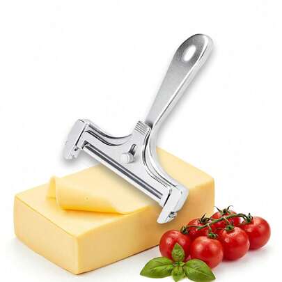 1pc Adjustable Cheese Slicer - Easily Cuts Thin Or Thick Slices, Suitable For Restaurant Use