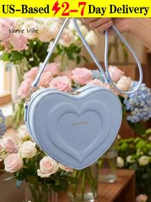 Heart-Shaped Bag Featuring A Stunning 3D Layered Aesthetic Design With Assorted Colors For  Women And Teen Girls This Exquisite Small Satchel Is Perfect For Romantic Dating Travel Music Festivals And Parties To Hold Essentials In Style Women's Bags Crossbody Bags Shoulder Bags - 彩色 - 查看 5