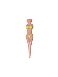 1/5Pcs Premium Color-Coded Golf Tee Holder Set – Fashionable Chic Bikini Model Plastic Ball Display With Capsules | Durable & Portable Golf Tee Organizer For Easy Club Management | Stylish, Fun & Unique Practice Accessory For Women Golfers/Golf Lovers | Perfect For Golf Course Practice, Tournaments & Driving Range | Thoughtful Gift For Her, Essential Women's Golf Gear ﻿ - Multicolor - View 17