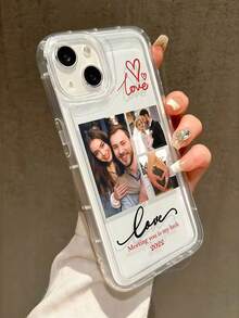 1 ốp lưng điện thoại in hình theo yêu cầu, ốp lưng điện thoại hình phồng không gian, ốp lưng điện thoại in hình cá nhân, ốp lưng điện thoại in tên hình trái tim theo yêu cầu, đáp ứng nhu cầu cá nhân hóa của khách hàng! Tương thích với Apple 17Air, 17promax, 11/12/13/14/15/16/PROMAX, /A13/A14/A15/A53/A54/A55/S23/S23ultra/S24ultra/S24/S25/GalaxyS26/S26PLUS/S26U, có thể dùng làm quà tặng và sử dụng hàng ngày, phụ kiện điện thoại, lựa chọn theo mùa, ốp lưng điện thoại cá nhân hóa thời trang, dành cho bạn trai, bạn gái, gia đình, bạn bè, ông bà, các cặp đôi, kỷ niệm, sinh nhật. - Trong sáng - Xem 3
