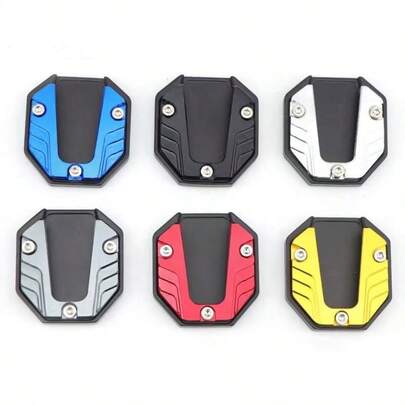 Base di supporto in lega di alluminio universale, antiscivolo, con base allargata, adatta per accessori per motociclette e veicoli elettrici