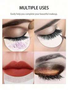 30 miếng dán trang điểm mắt, dụng cụ trang điểm mắt thoáng khí, miếng dán che khuyết điểm trang điểm mắt, khuôn tô phấn mắt, miếng dán kẻ mắt, miếng dán mi giả, dụng cụ làm đẹp, miếng lót phấn mắt không xơ, miếng dán bảo vệ son bóng, thích hợp cho nối mi, miếng dán cách ly trang điểm phấn mắt, miếng lót dùng một lần không xơ, dụng cụ trang điểm nối mi giả - Nhiều màu - Xem 3