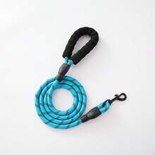1pc Adjustable Nylon Training Collar And Metal Buckle Small Pet Leash Set, Automatic Retractable Dog Leash Suitable For Small Dogs And Cats, Dog Walking Leash, Dog Chain, Hands-Free Dog Leash, Pet Dog Walking Rope, Anti-Pull Dog Control Strap, P-Shaped Chain Dog Leash, Anti-Escape Thickened Dog Chain Suitable For Medium And Large Dogs, P-Shaped Rope Pet Supplies - Multicolor - View 11