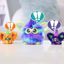 Furby Furblets 夏季/摇滚/嘻哈迷你伙伴，45+种音效和音乐，只会说Furbish语，电子毛绒玩具，返校礼物，适合6岁及以上儿童 - 彩色 - 查看 4
