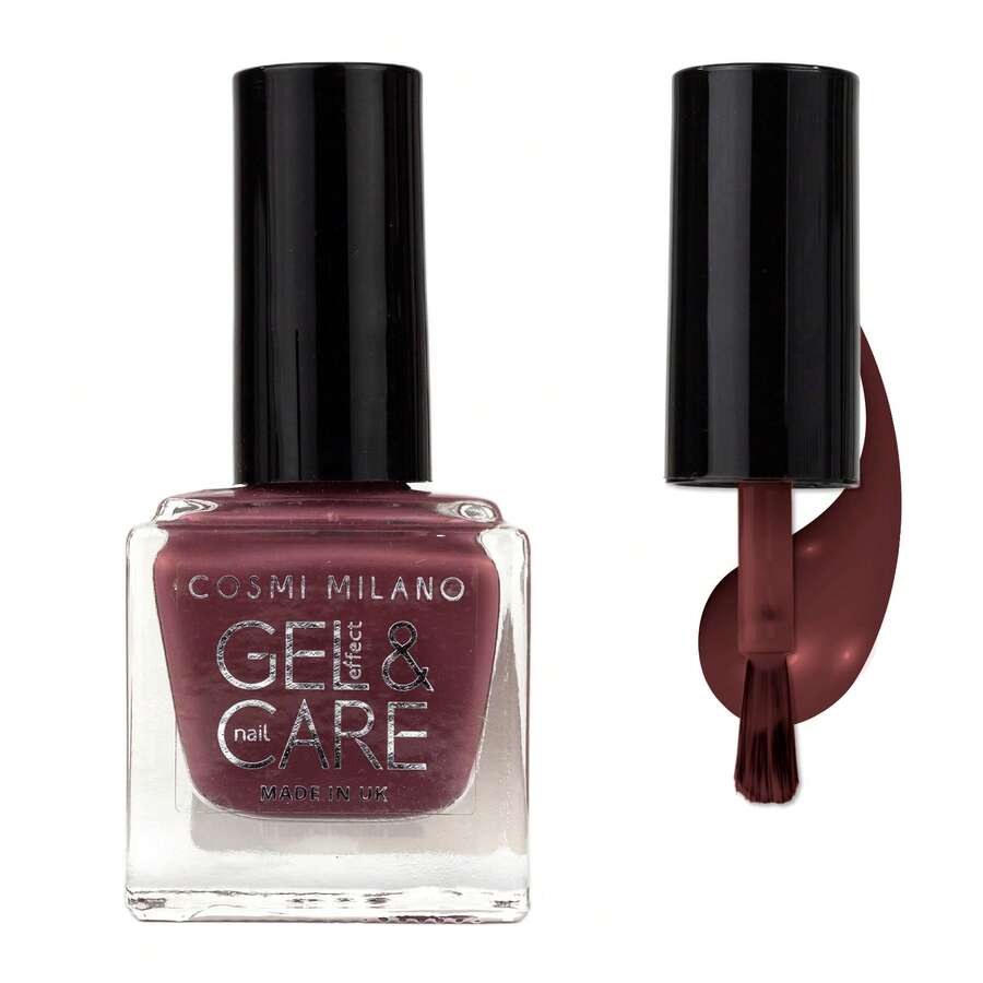 COSMI MILANO One Piece 8ml Effect Nail Polish With Moisturizing And Nourishing Treatment For Nails And A Professional Salon Gloss Finish. With A Glossy Glass Effect, Natural Transparent Gel, Long-Lasting, Quick-Drying For Elegant And Professional Nail Care. - AUTUNNO 216 - 查看 1