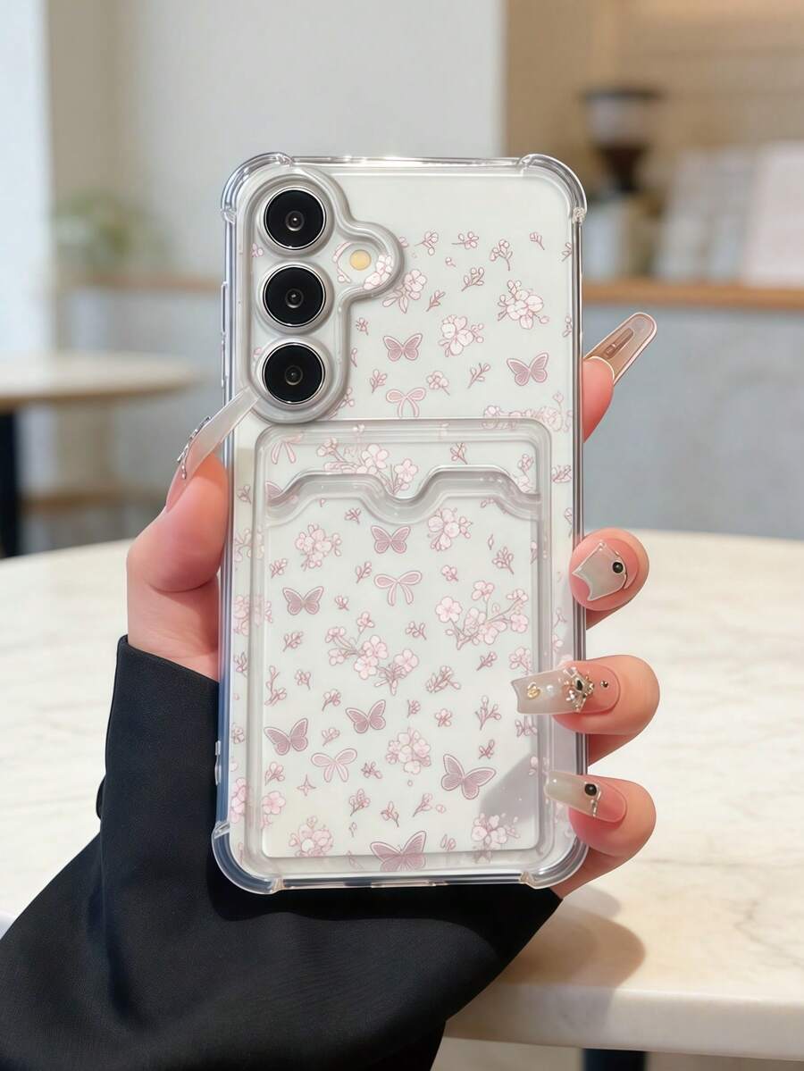 1个透明防摔气囊手机壳,带卡槽,粉色蝴蝶花卉图案,兼容苹果 17 Pro Max、17 Air、17 Pro、17、16 Pro Max、16 Plus、16 Pro、16、15 Pro Max、15 Plus、15 Pro、15、14 Pro Max、14 Plus、14 Pro、14、13 Pro Max、13 Pro、13、12 Pro Max、12 Pro、11 Pro Max、11 Pro、11、XS Max、XR、X/XS、7 Plus、8 Plus,以及三星Galaxy S10、S21、S22、S23、S24、S25、S26、Note20。 - 無色 - 查看 1