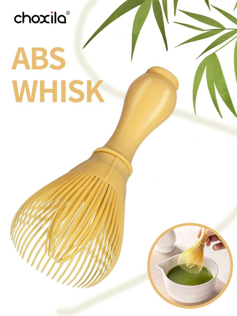 choxila 1pc Reusable Plastic Matcha Whisk, Suitable For Matcha, Latte And Powdered Drinks, Easy To Clean For Home, Office, Cafe And Travel Use - Tea Whisk - View 1